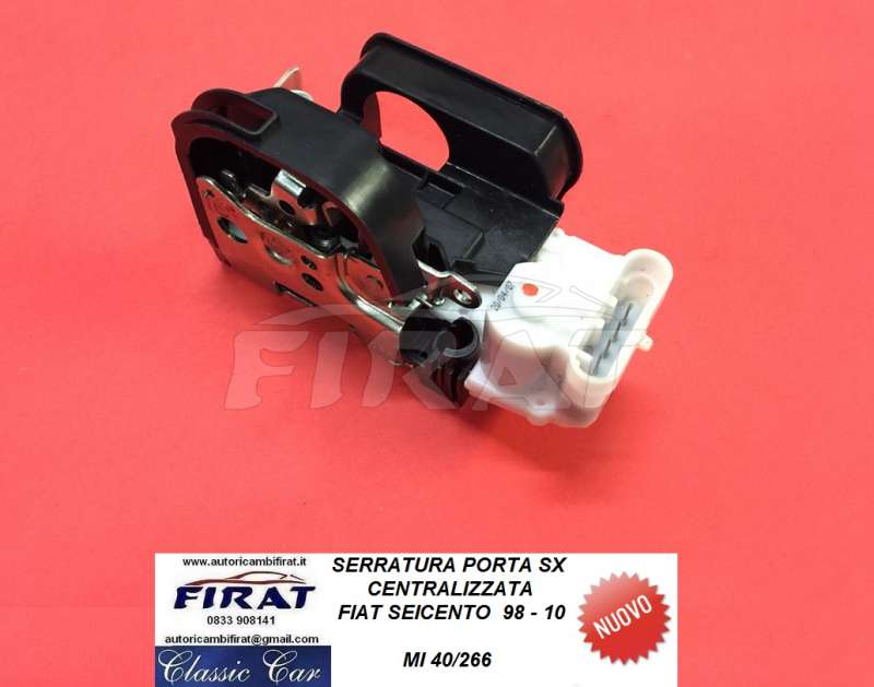 SERRATURA PORTA FIAT SEICENTO 98 - 10 CENTRAL.SX (40/266)